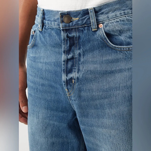 Raey Line Organic-cotton Straight leg Jeans Mens size 34 - Picture 4 of 11